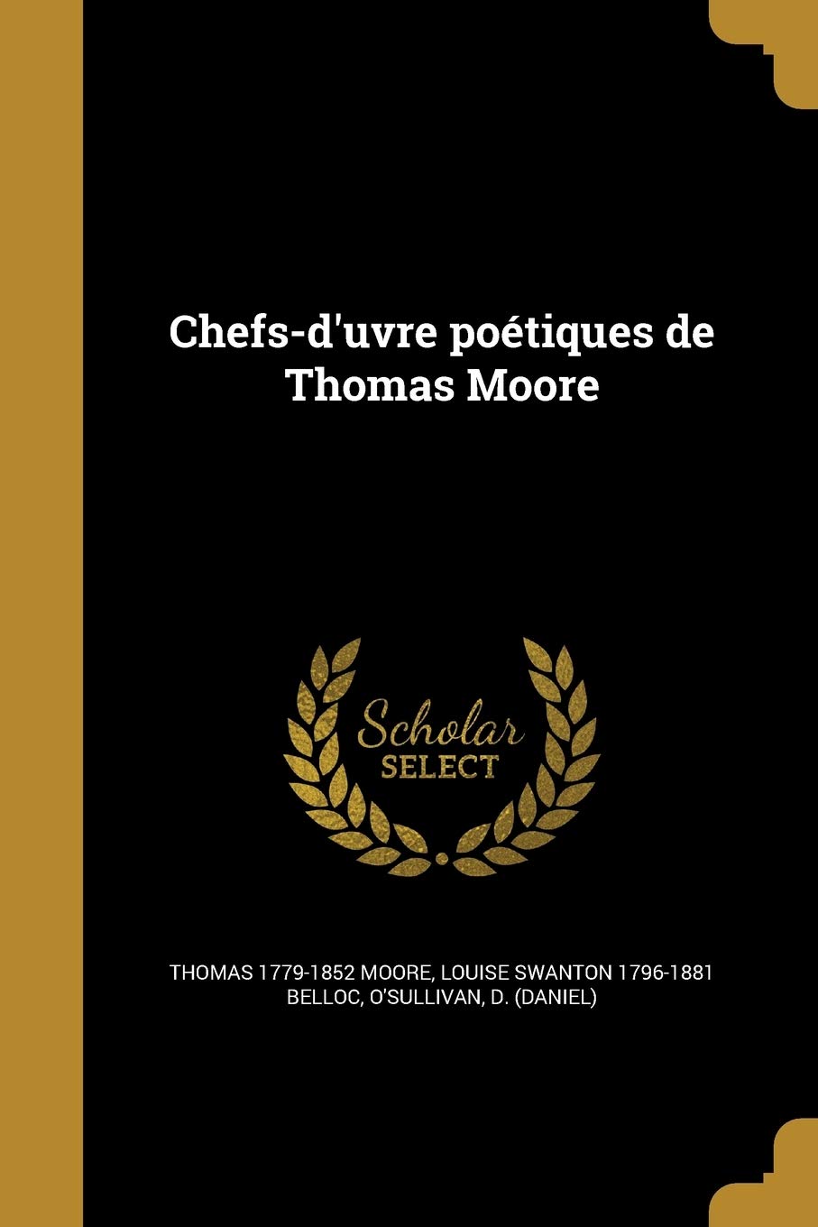 Chefs-D'Uvre Poetiques de Thomas Moore