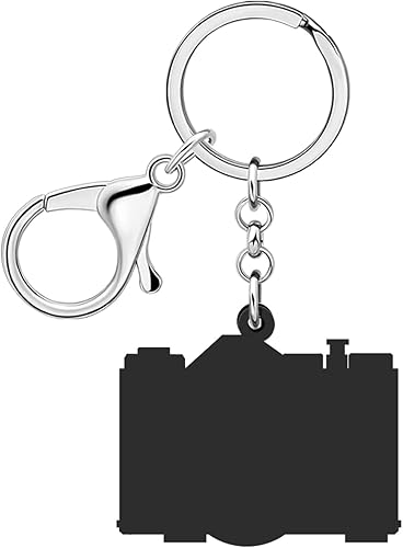 Miniatura 5 de Llavero de acrílico vintage de los años 80 y 90 para cámara, llavero para amantes de la fotografía, regalos para mujeres y niñas, llaves de