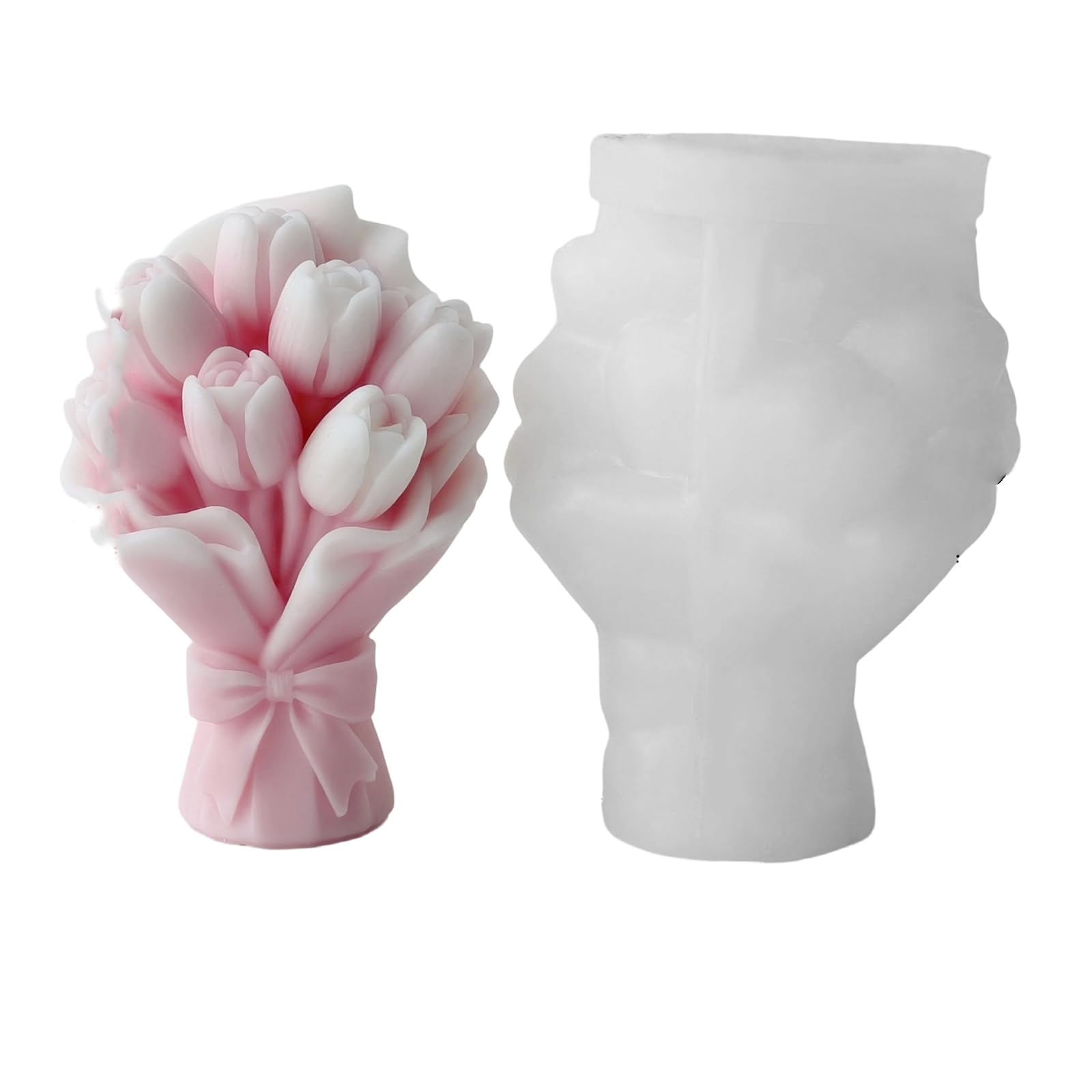 ZEPFJHE Silicone for Tulips Bouquet Sturdy Materials Ideal for Craft Enthusiasts Silicone Tulips