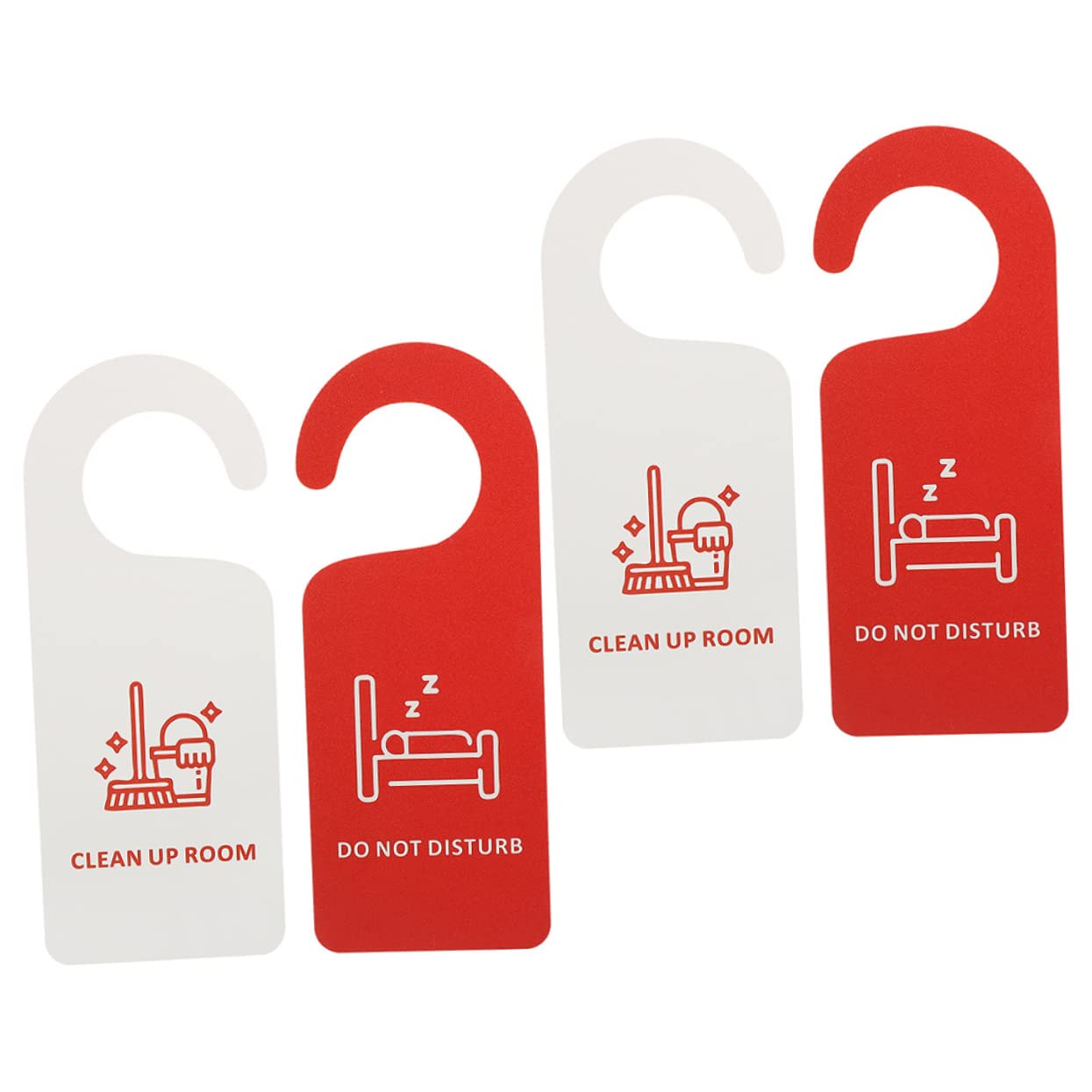 SHINEOFI 16piezas Carteles De Limpieza De Habitaciones Letrero De No Molestar Doble Cara Colgante Para Hoteles Señalización Clara y Duradera