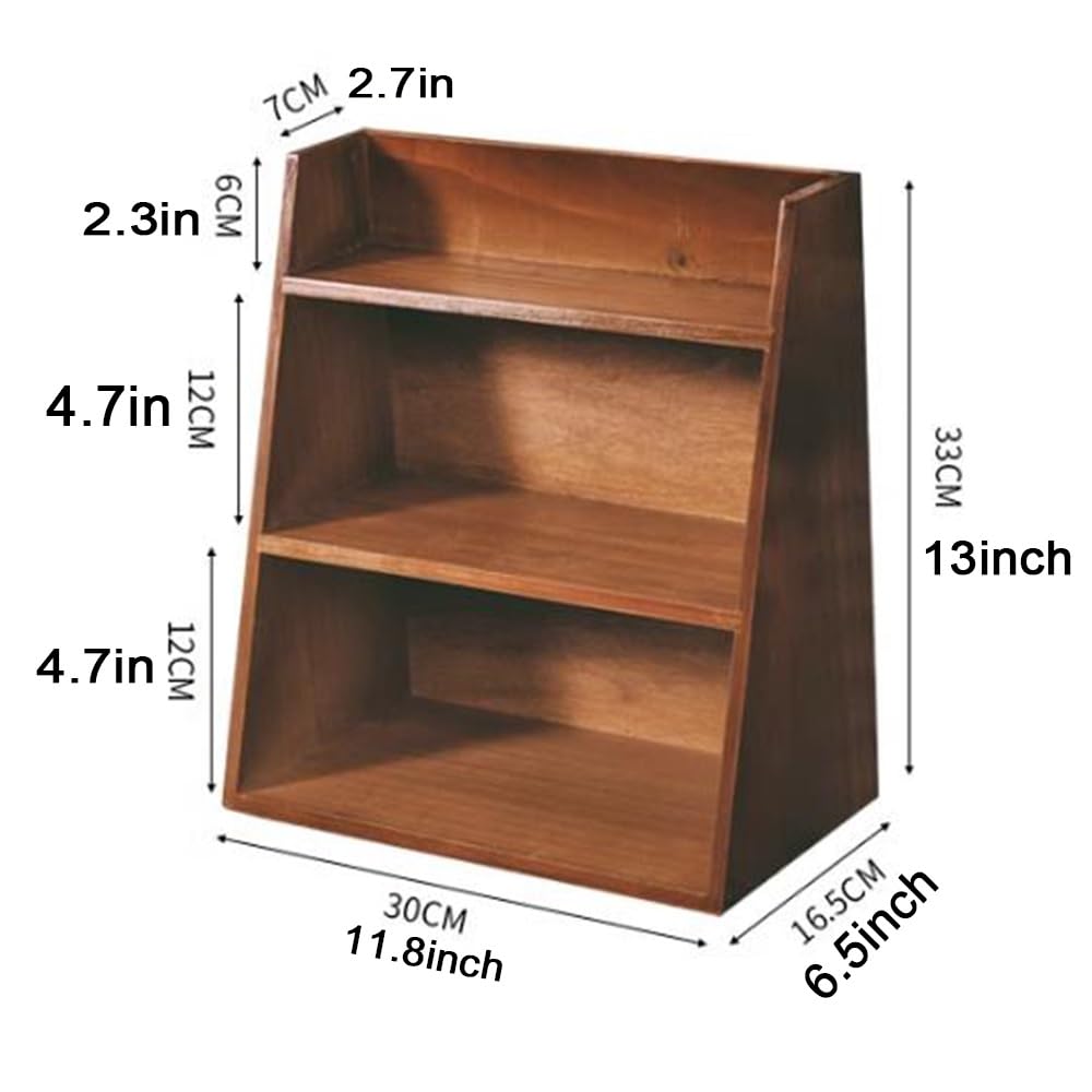 Amazon.com: HCZION Freestanding Desktop Shelf, Small Desk