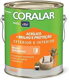 Tinta Coral Brilho e Proteção Branco 3,6L Standard