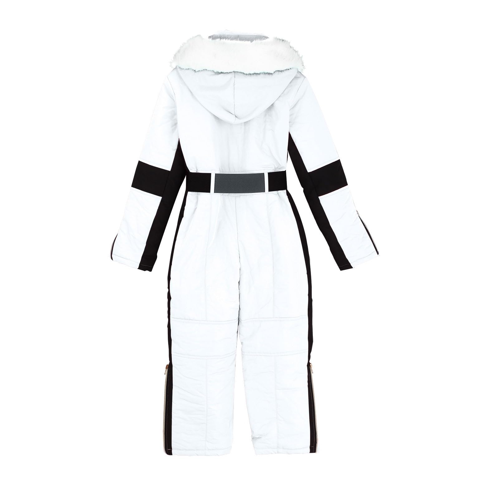 Generisch Tuta da neve da ragazza, da sci, antivento, set invernale caldo con cintura, tuta da sci, tuta da neve, abbigliamento da sci