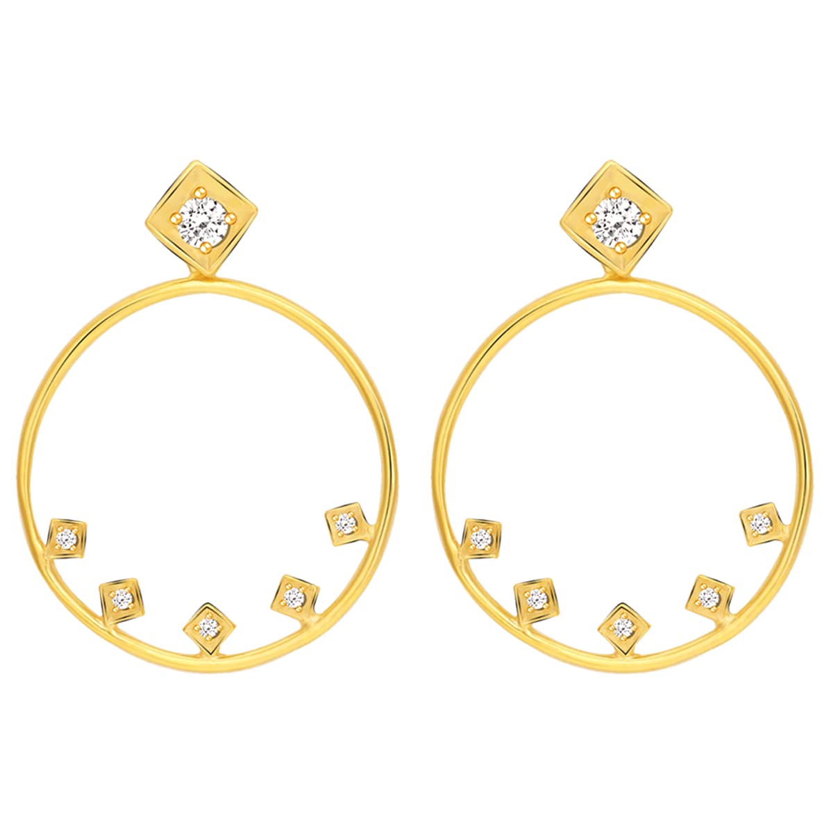 GIVA 925 Silver 18k Gold Plated Glam Hoop Earrings | Gifts for Girlfriend, Gifts for Women and Girls |With Certificate of Authenticity and 925 Stamp | 6 Month Warranty* (B09MFYNWM3) Amazon Price History, Amazon Price Tracker