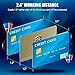 SaiTech IT RFID Blocking Card, 5 Pack One Card Protects Entire Wallet Purse For Men & Women, NFC Contactless Bank Debit Credit Cards Protector ID ATM Guard Card – Golden