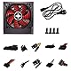 Xilence XP450R10 450W PC Netzteil, 80+ Bronze, Gaming, ATX, rot/schwarz