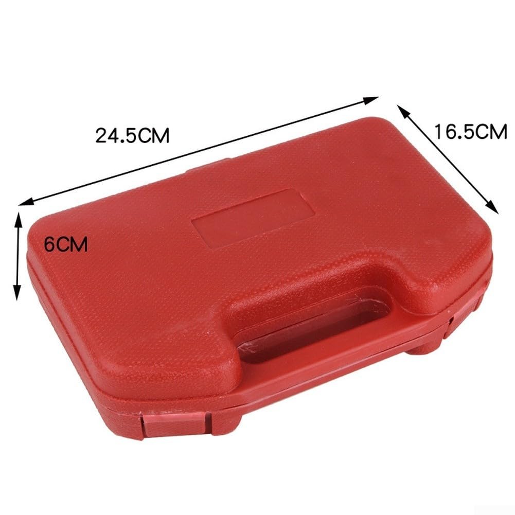 Mutternspalter-Sets, 4-teiliges Karbonstahl zum Entfernen von 9–27 mm rostigen Muttern, rutschfester Griff, oxidationsbeständig, ergonomisches Automobil-Handwerkzeug-Set mit Aufbewahrung