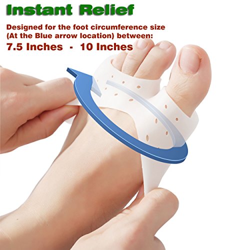 Ace Health Ball of Foot Cushions and Metatarsal Pads PedPal, Bunion Relief, Prevent Calluses and Blisters, Comfy Walk in Tight Shoes, Forefoot Cushion, Ball of Foot Pads and PedPal for Men and Women - Thumbnail 2