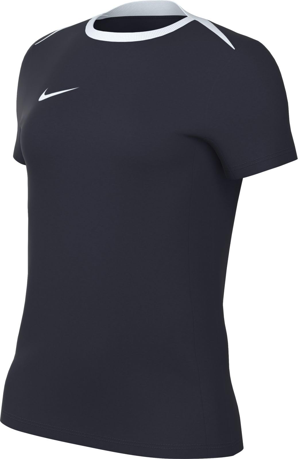 Nike Womens Academy Pro 24 Knitted Ss Shirt Navy