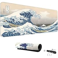 ADM PASS GROUP Alfombrilla para Ratón Ola de Kanawaga, Mousepad