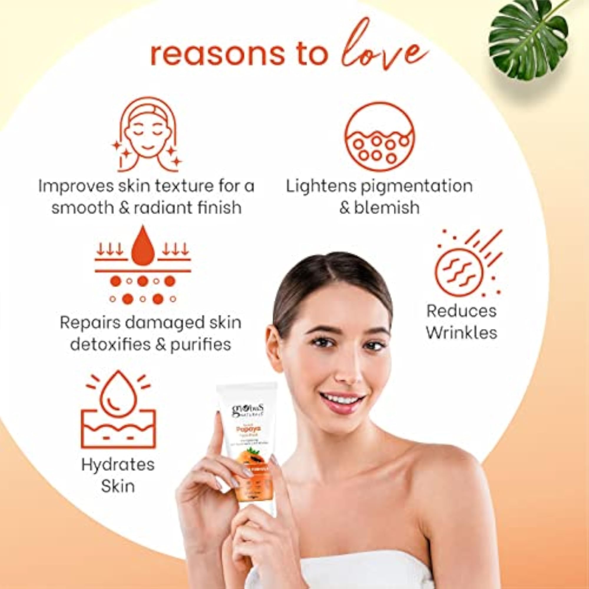 Tan Removal Combo with Papaya Face Pack & Rose Water Toner