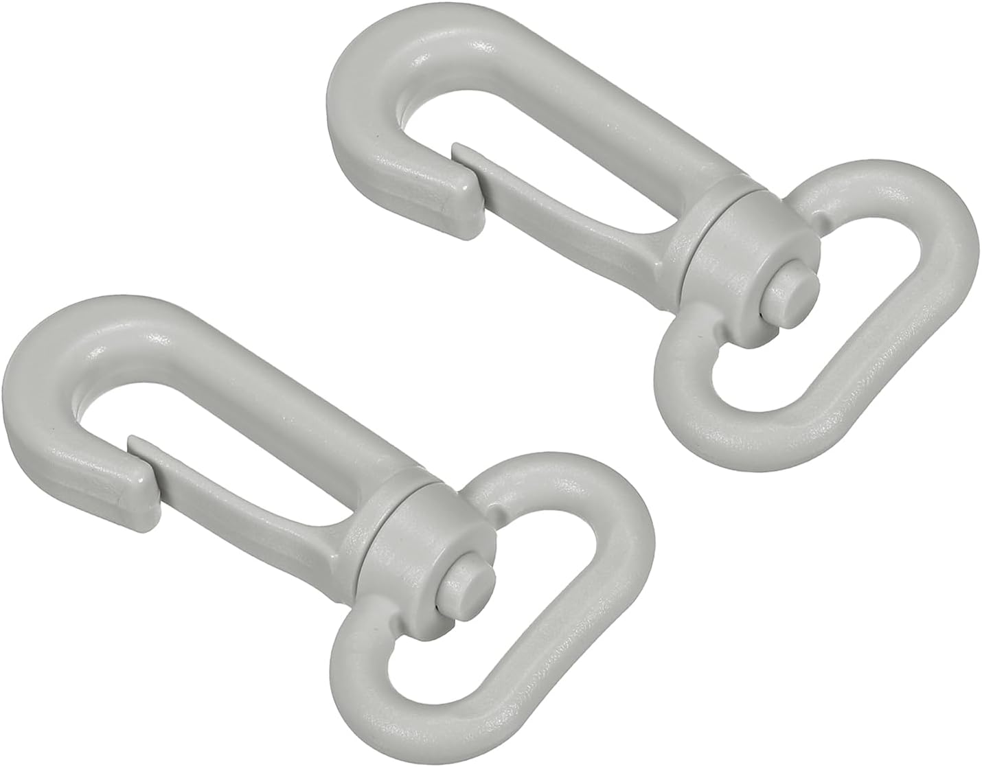 PATIKIL Lot De 2 Fermoirs Mousquetons Ovales En Laiton Pur De 2,5 Cm Pour Loisirs Créatifs