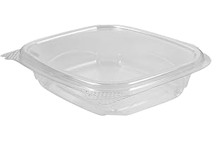 8oz Deli Containers Made of PET: Hinged Lids for Easy Closures
