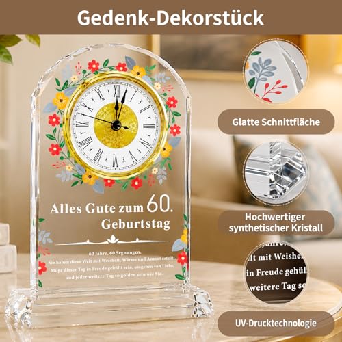 Reloj de cuarzo para mujer acabado premium accesorio para 60 cumpleaños 4