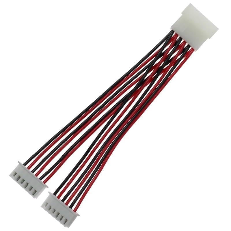 2.54mm Female to Two Male adapters, 100mm Extension Cable, 2P, 3P, 4P, 5P, 6P, 7P, 8P.(6P 1Female to 2Male)