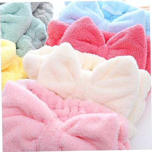 Beaupretty 6 Peças Chapéu De Cabelo Seco Toalha De Microfibra Para Cabelo Toalhas De Microfibra Envo