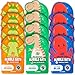 Tub Works® Magical Kids Bubble Bath, Variety 12 Pack | Creates Colorful Water & Tons of Bath Bubbles | Nontoxic | Character-Themed Bubble Bath for Kids | Green, Blue & Orange Bath Colors
