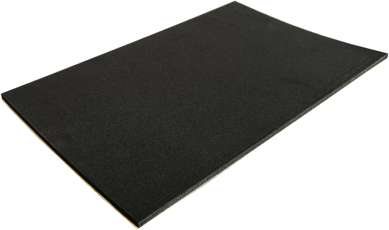 Strong Foam Sheets Self Adhesive A4 A5 High Strength 1/8 inches thick Outstanding Weather Resistance Black Shock-absorbing Cushioning Fragile Packaging Protection Buffering (5, A4)