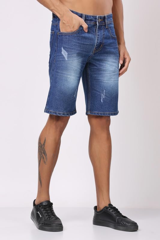 Image of London Hills Denim Shorts for Men || Jeans Shorts for Men || Half Shorts for Men || Denim Half Pant for Men