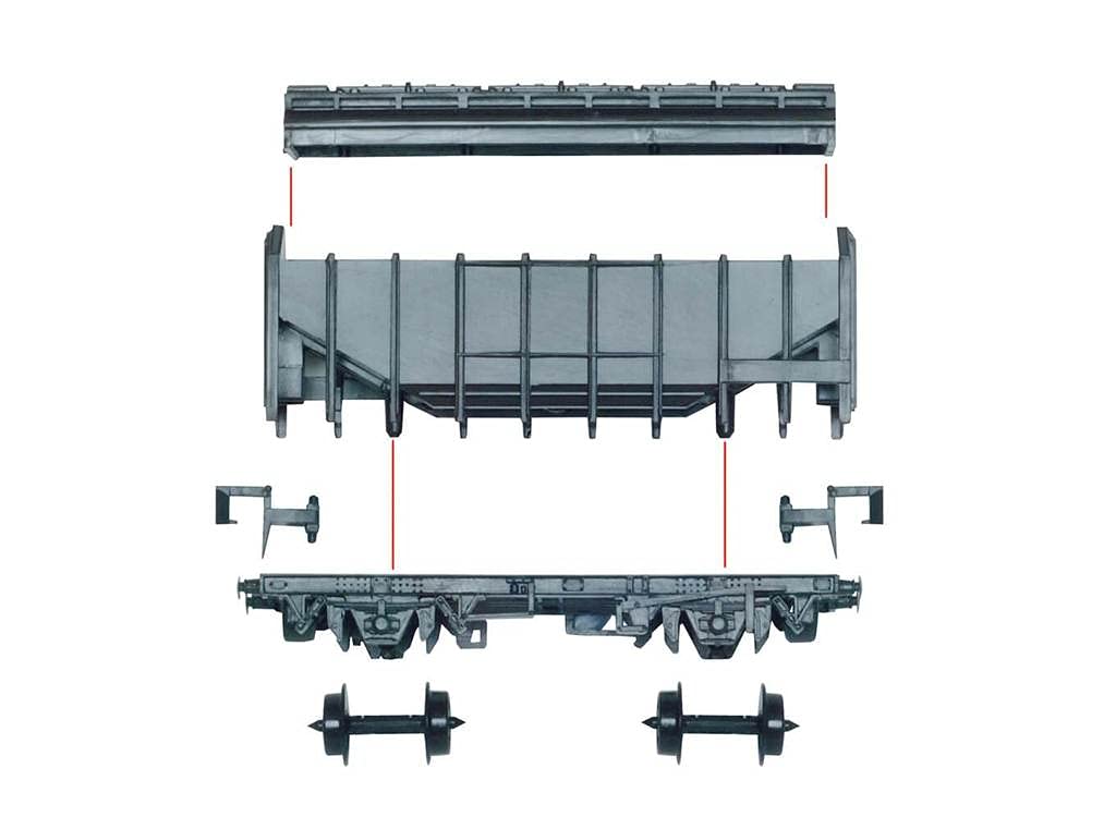 Peco KNR-67 N Gauge Grain Wagon Kit