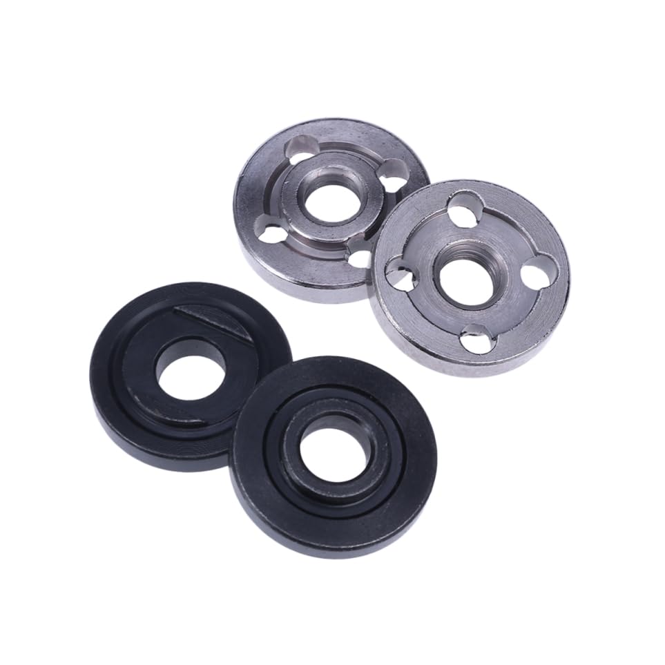 PRETYZOOM Professional Angle Grinder Attachments 4pcs Pressure Plate Flange Cnc Metal Processing Accessory-image-6