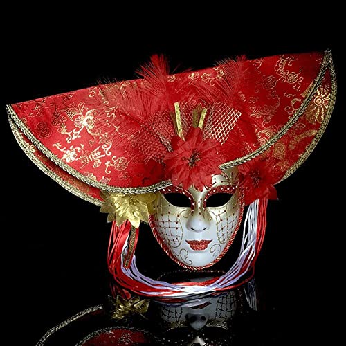 Masque de comédie vénitienne : une décoration exquise faite pour impressionner