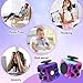 Dcoinc Fidget Toy Cube, 4 Pack Cube Fidget Anxiety Relief Toys for Adults and Kids, 6 Sided Fidget Toy Cube Hand-Held for Adults, Audible/Silent Fidget Toys for ADD/ADHD/OCD