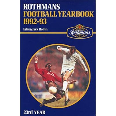 Rothman's Football Year Book 1992-93