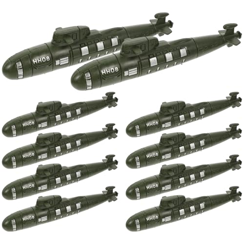 TOYANDONA Modelos de Submarinos de Escritorio 10 Piezas,