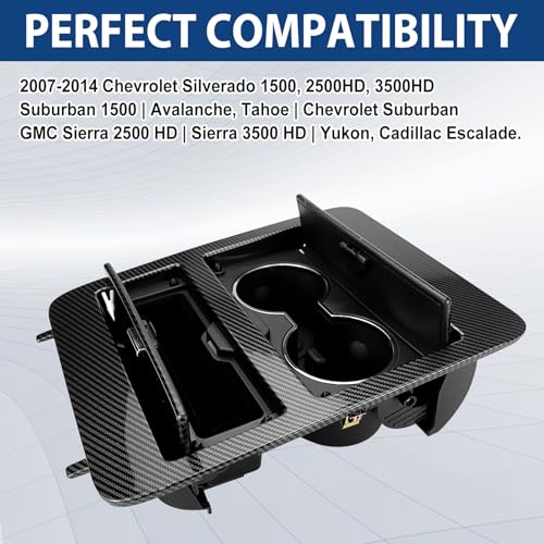 Portavasos consola compatible Chevy GMC Yukon Sierra miniatura 2