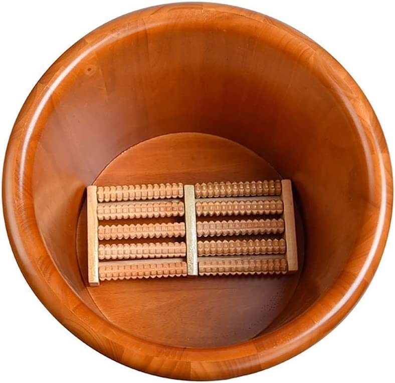 Masajeador spa de pies de madera maciza miniatura 5
