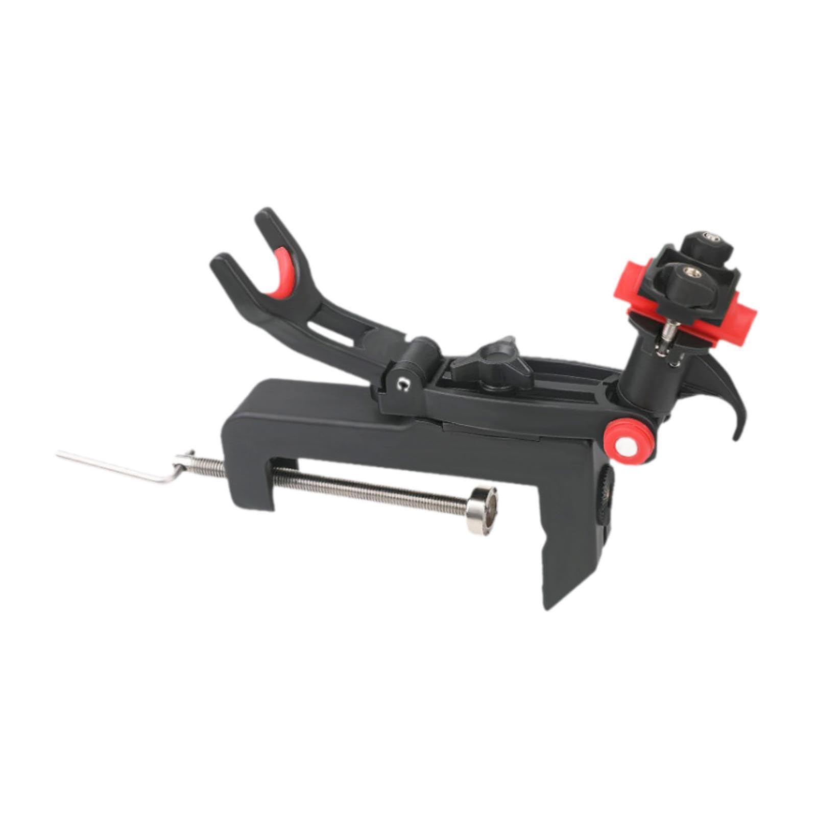 NeaxgeandX Boat Fishing Rod Holder Rotate 360 Degrees Clamp on Fishing Boat Rod Bracket