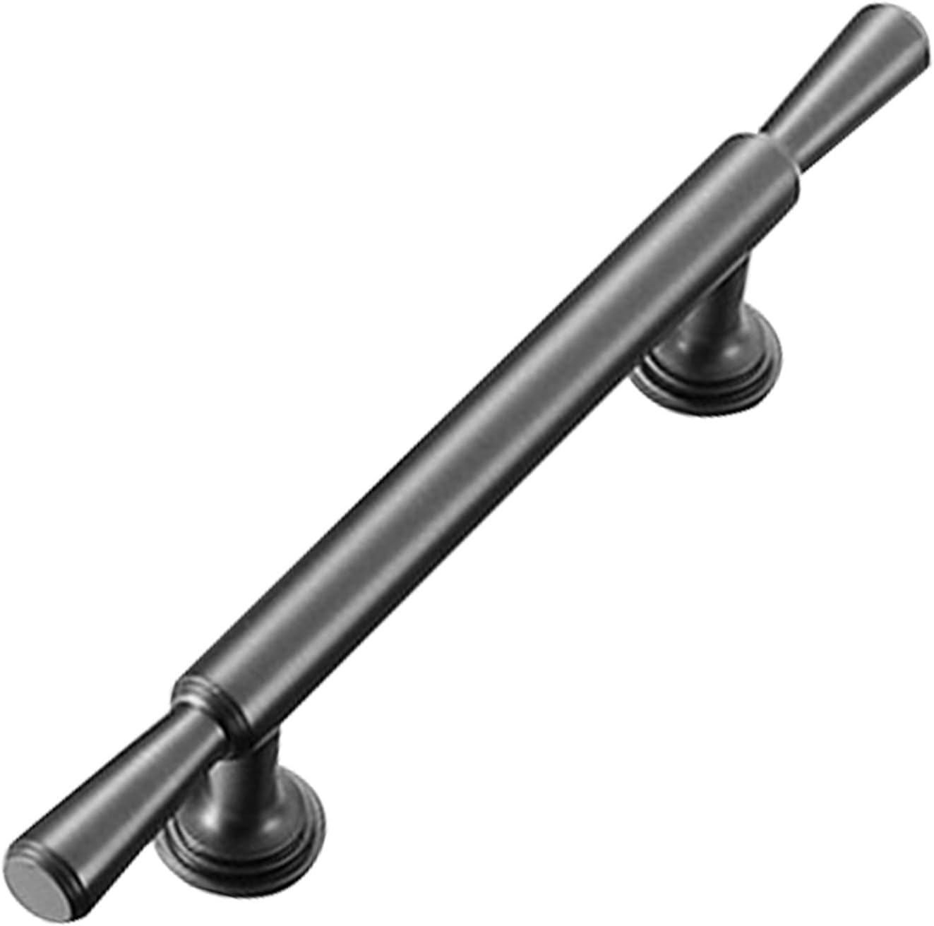 PAQWTYB Pulls, Nordic Style Brass Cabinet Knobs,Grey Pure Copper Handles Door Levers