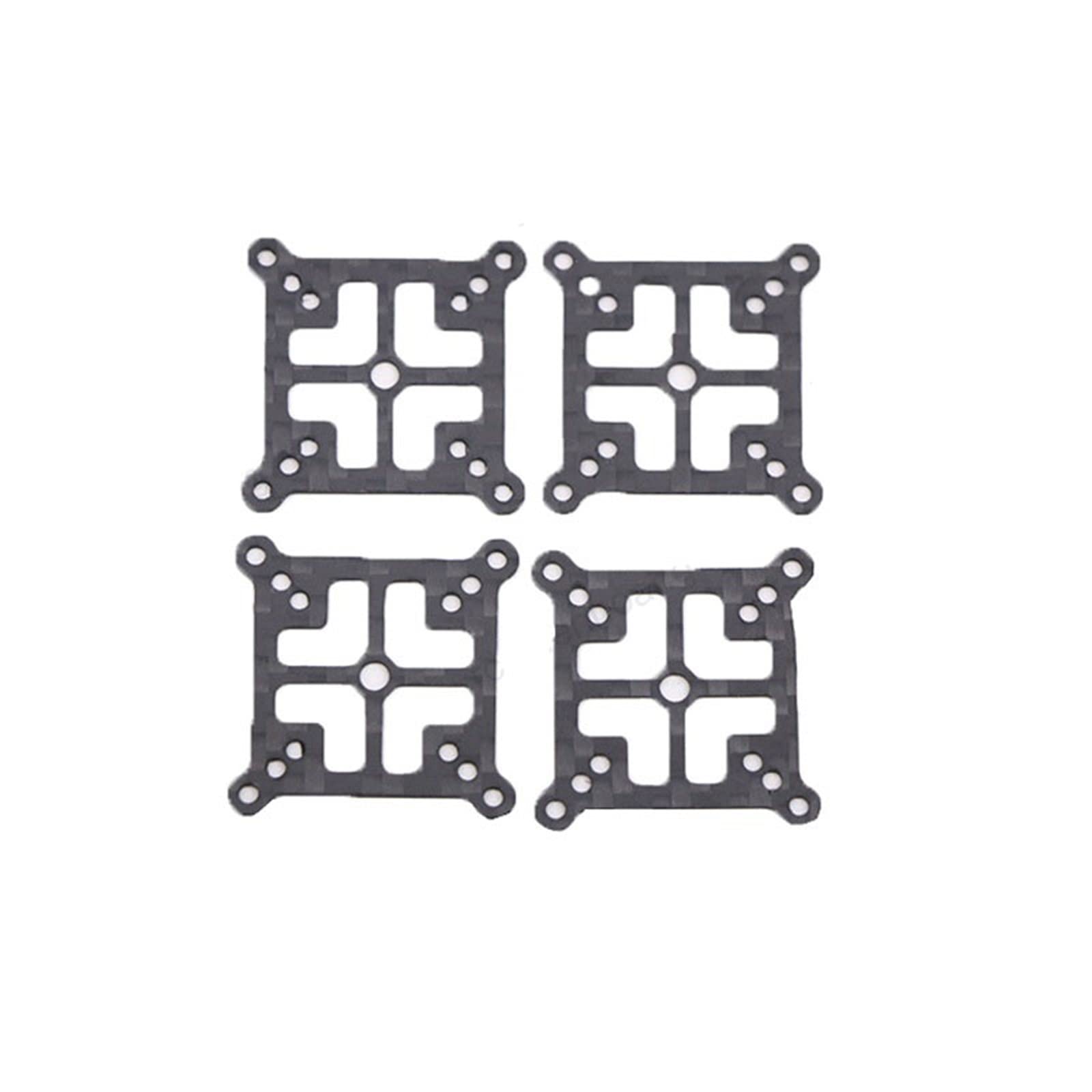 DKNTZO Carbon Fiber Flight Controller Adapter For FPV Drones – Converts 25.5mm To 20mm/16mm Mounting