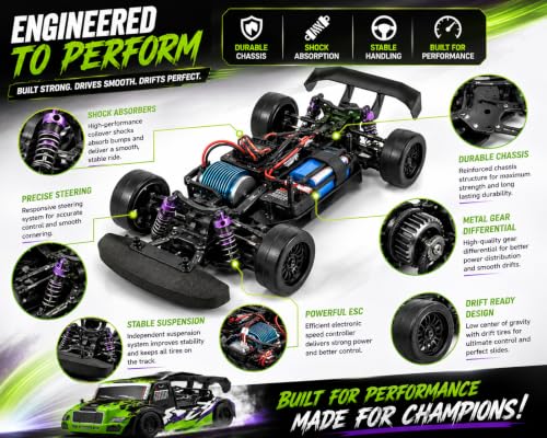 Image of 1:18 Scale 4WD RC Monster Truck 40KM /H Brushless Off Road Car (Multicolor)
