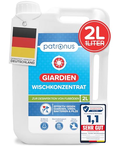 Patronus Giardien-Wischkonzentrat für Haustiere zur Desinfektion von...