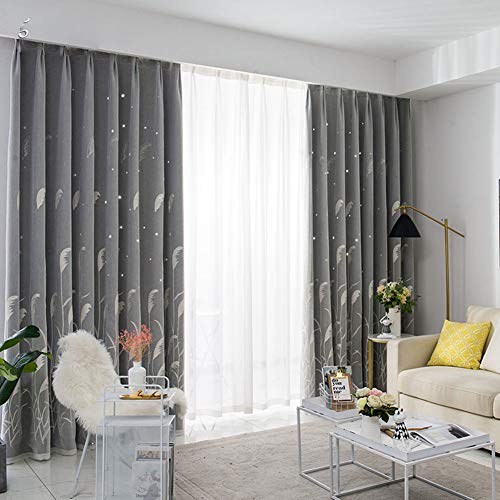 Cortina de encaje bordada con tejido suave y opaco para una decoración sofisticada 3