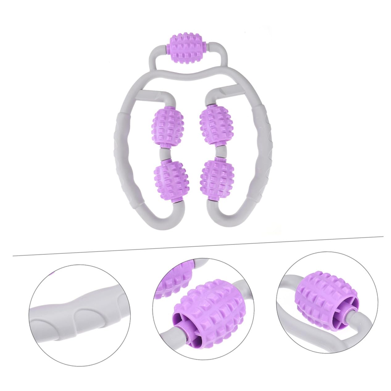 Rodillos De Masaje Para Piernas 2 Piezas, Portátil y Profesional, Espuma Dura, Masajeador Para Aliviar Tensión Muscular En Casa y Gimnasio, Relajación y Recuperación Muscular