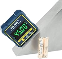 SHAHE Digital Angle Gauge Magnetic Protractor Inclinometer with Backlight - ±0.2° Accurate Level Finder for Woodworking & Saw Blades