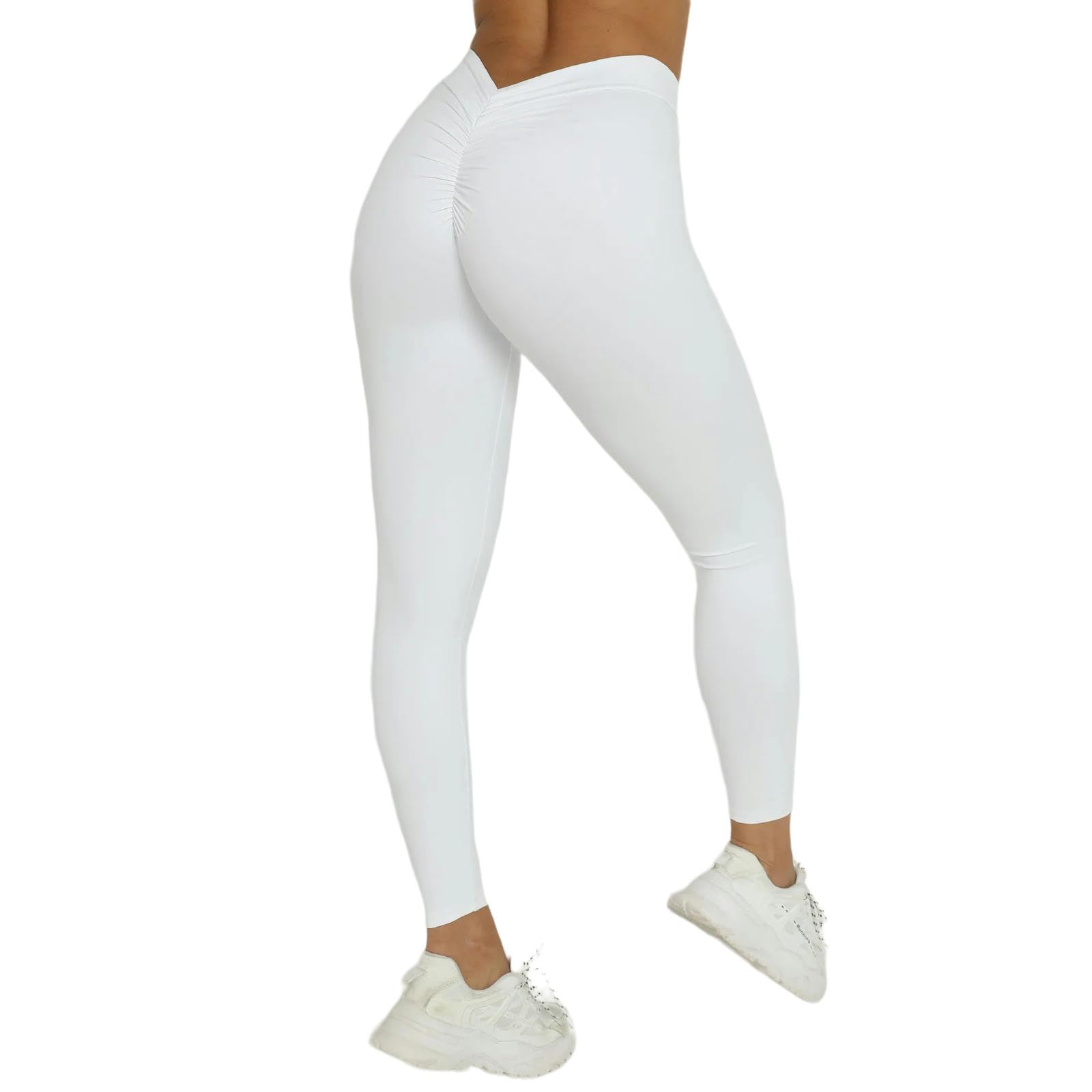 Pantalon Femme Leggings Sportifs pour Femmes Lega De Yoga sans Couture-Noir-XS