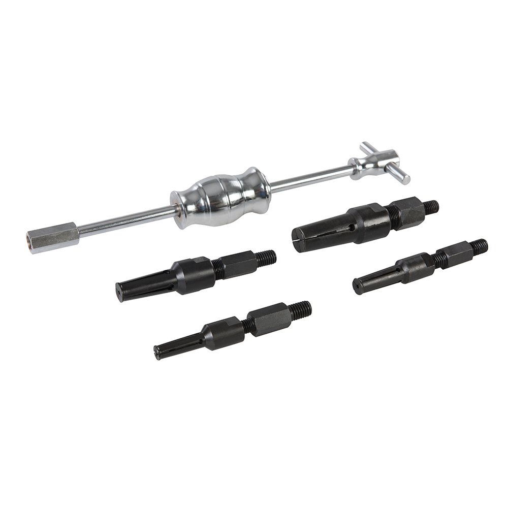 Silverline 297941 Set per L'Estrazione dei Cuscinetti Interni, Argento, 12-32 mm, Set di 5 Pezzi