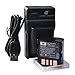 Produktbild DSTE BN-VF707U Li-Ionen Batterie (2-Pack) und Micro USB Ladegerät Anzug kompatibel mit JVC GR-D350 GR-D351 GR-D360 GR-D370 GR-D371 GR-D375 GR-D570 GR-D640 GR-D645 Kamera als JVC BN-VF707 BN-VF714