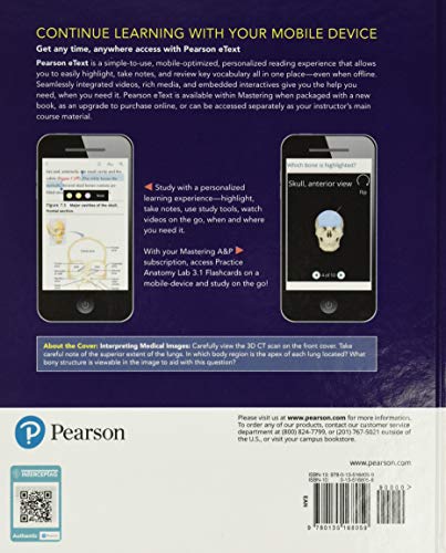 Pearson 9780135168059 Human Anatomy thumb #1