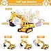 DOUBLE E Excavator Toys for Boys Remote Control Excavator 11 Channel 1:20 Construction Toys Tractor, RC Excavators Sandbox Digger Toys Gifts for Boys 4-12 Years