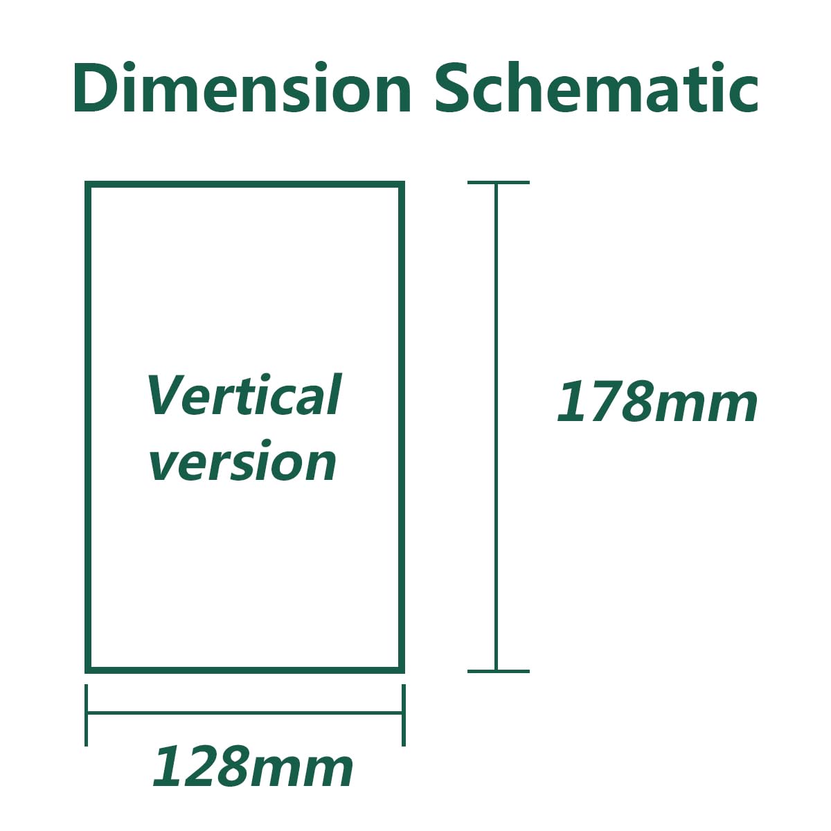 Acryl Preisschildhalter Transparent Preisanzeige Ständer Für Menüetiketten Transparent Vertikal Rechteck, 10 Stück,128mm x 178mm