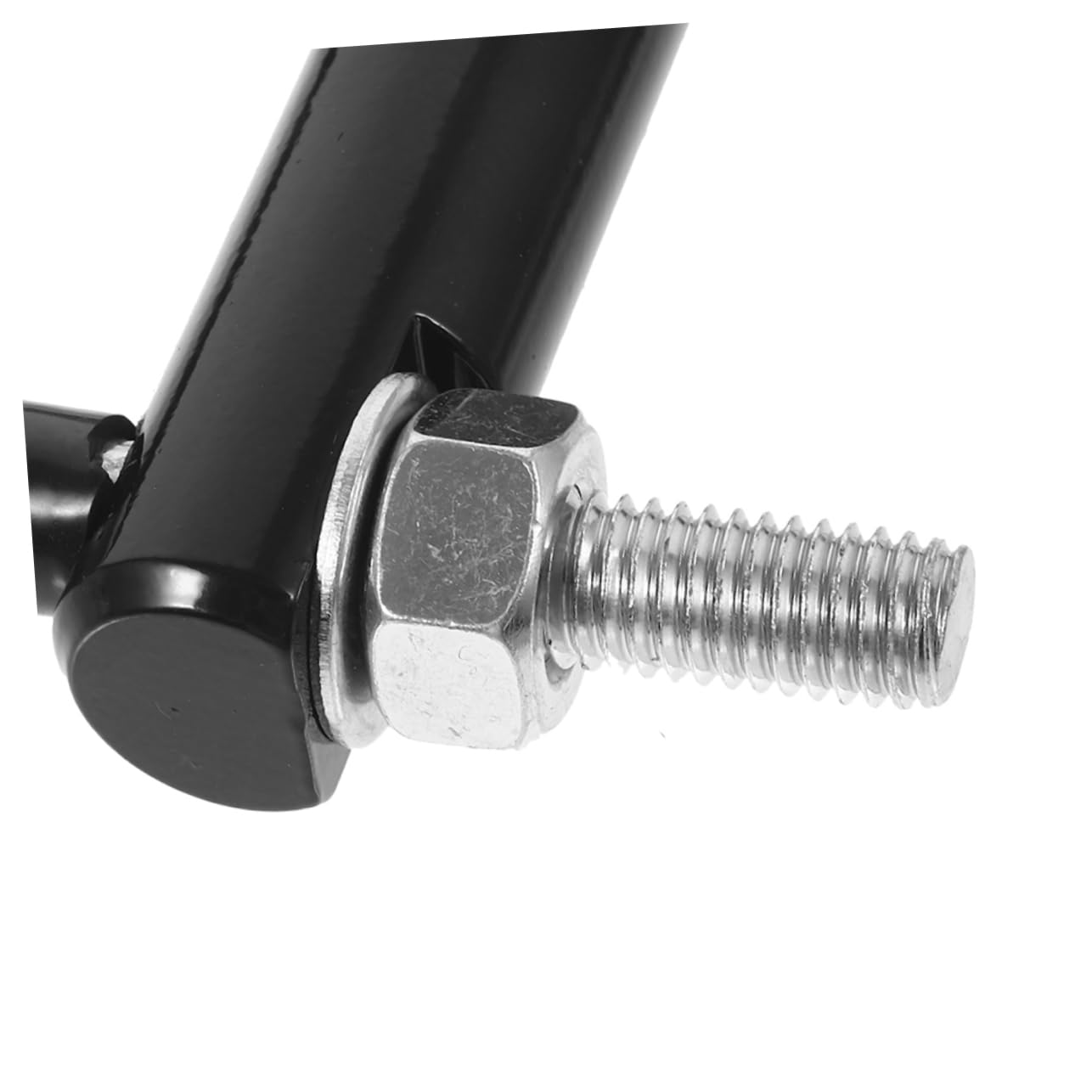 2piezas Grillete de Remolque Negro Metal Resistente Tensor de Enganche Abrazadera Antivibración para Uso Carretera Unidades