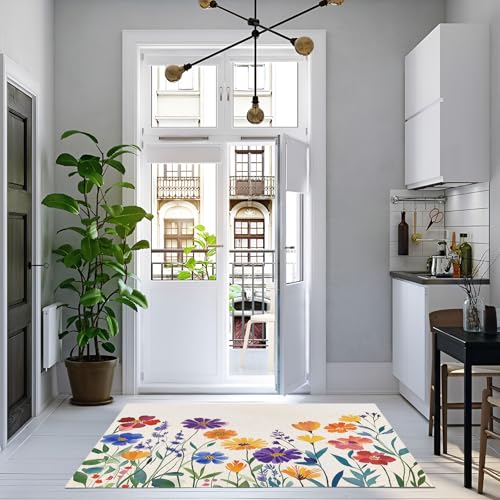 Tapis de salon moderne abstrait grand tapis doux chambre - 5