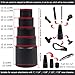 12PCS Universal Vacuum Attachment Kit Wet Dry Plastic Vacuum Hose Adapter 1-1/4