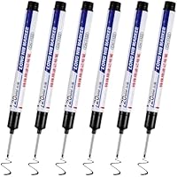 Bewudy 6 rotuladores de agujeros profundos de 20 mm, punta