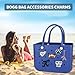 TOYORK Bag Charms for Bogg Bag Accessories Decorative Bogg Bag Charms Football Insert Charm for Beach Tote Rubber Beach Bag Accessories